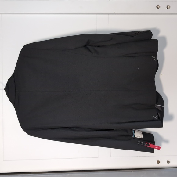 JF J.Ferrar Ultra Comfort Slim Black Suit Blazer - Picture 2 of 6